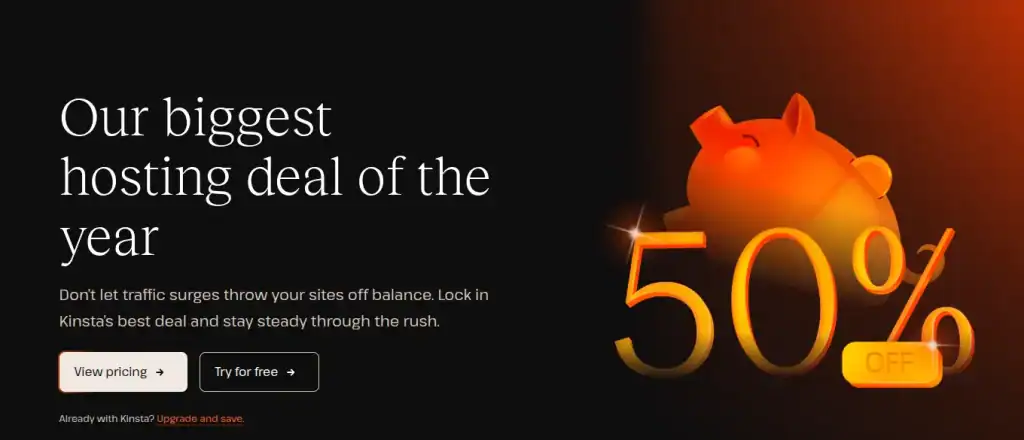 Kinsta VPS Cyber Monday Deal